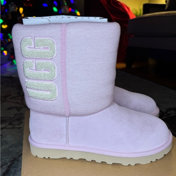 UGG Womens Classic Short Fur Jersey Cozy - Picture 3 of 9